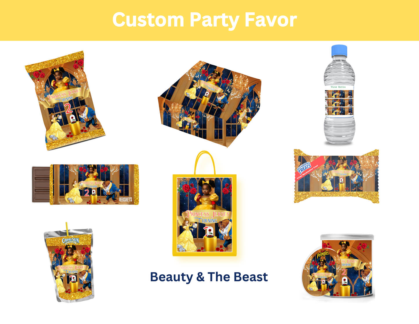 BEAUTY AND BEAST EDITABLE TEMPLATE
