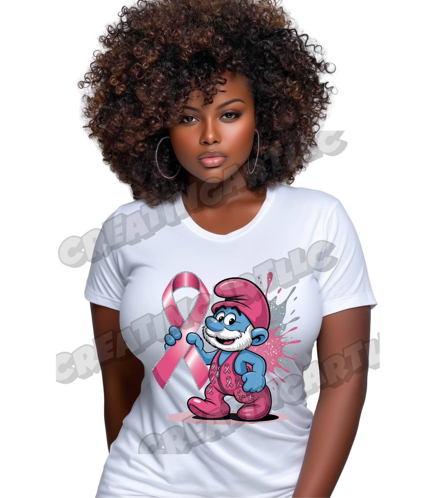 PAPA SMURFF BREAST CANCER digital files