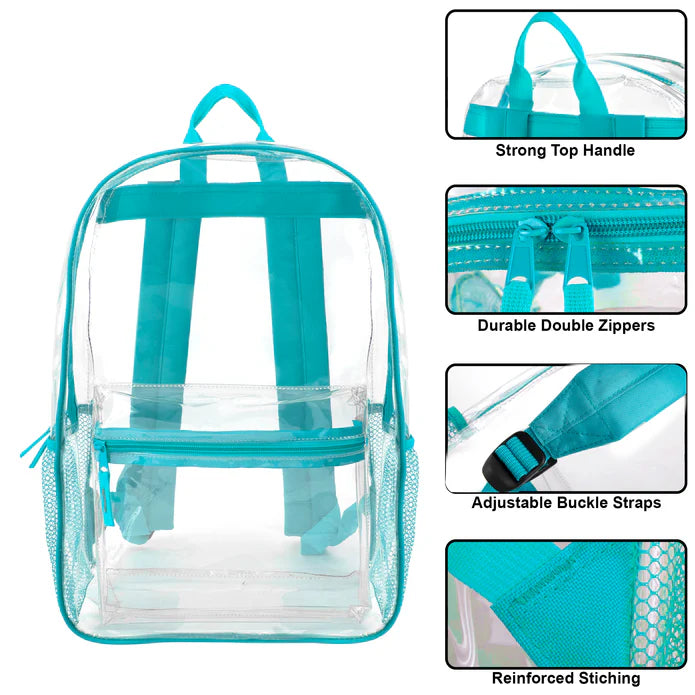 Classic Clear or Customized 17in Bookbags