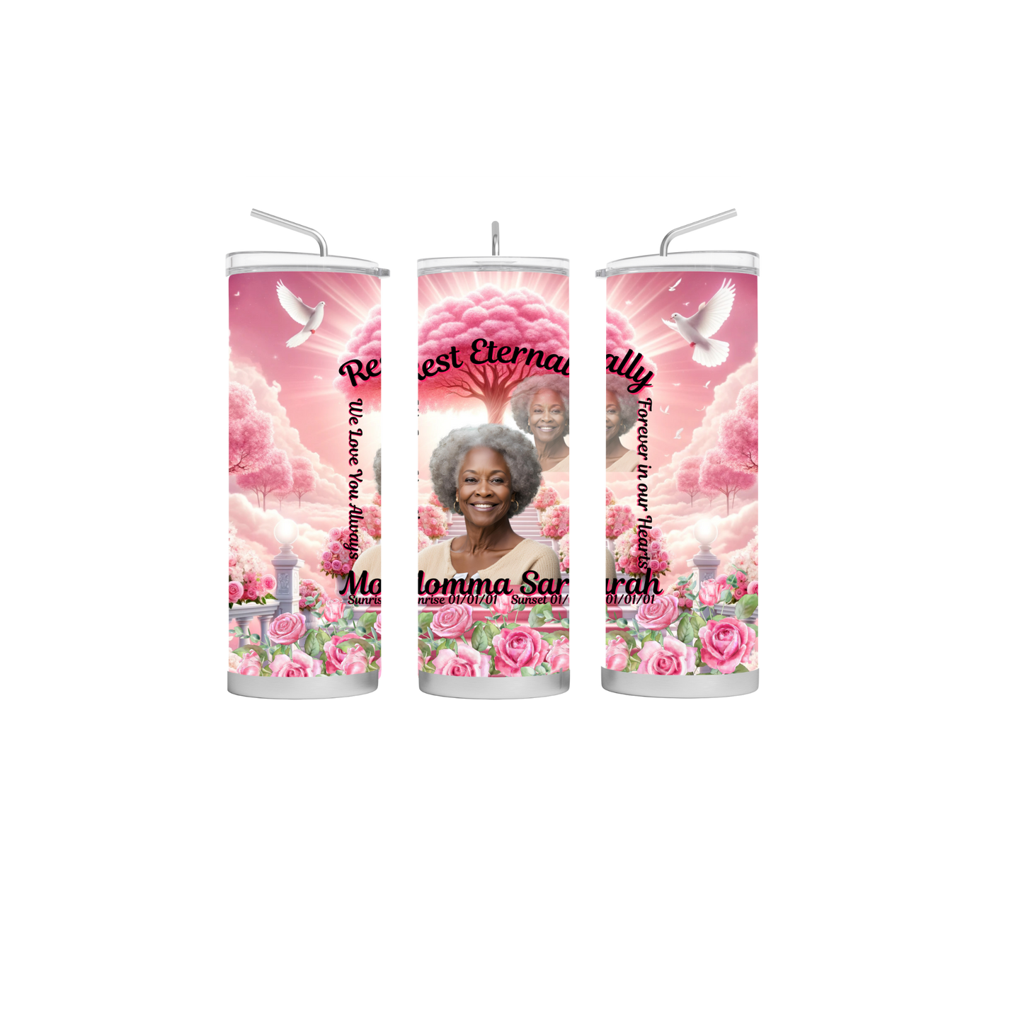 Customized Memorial Tumblers