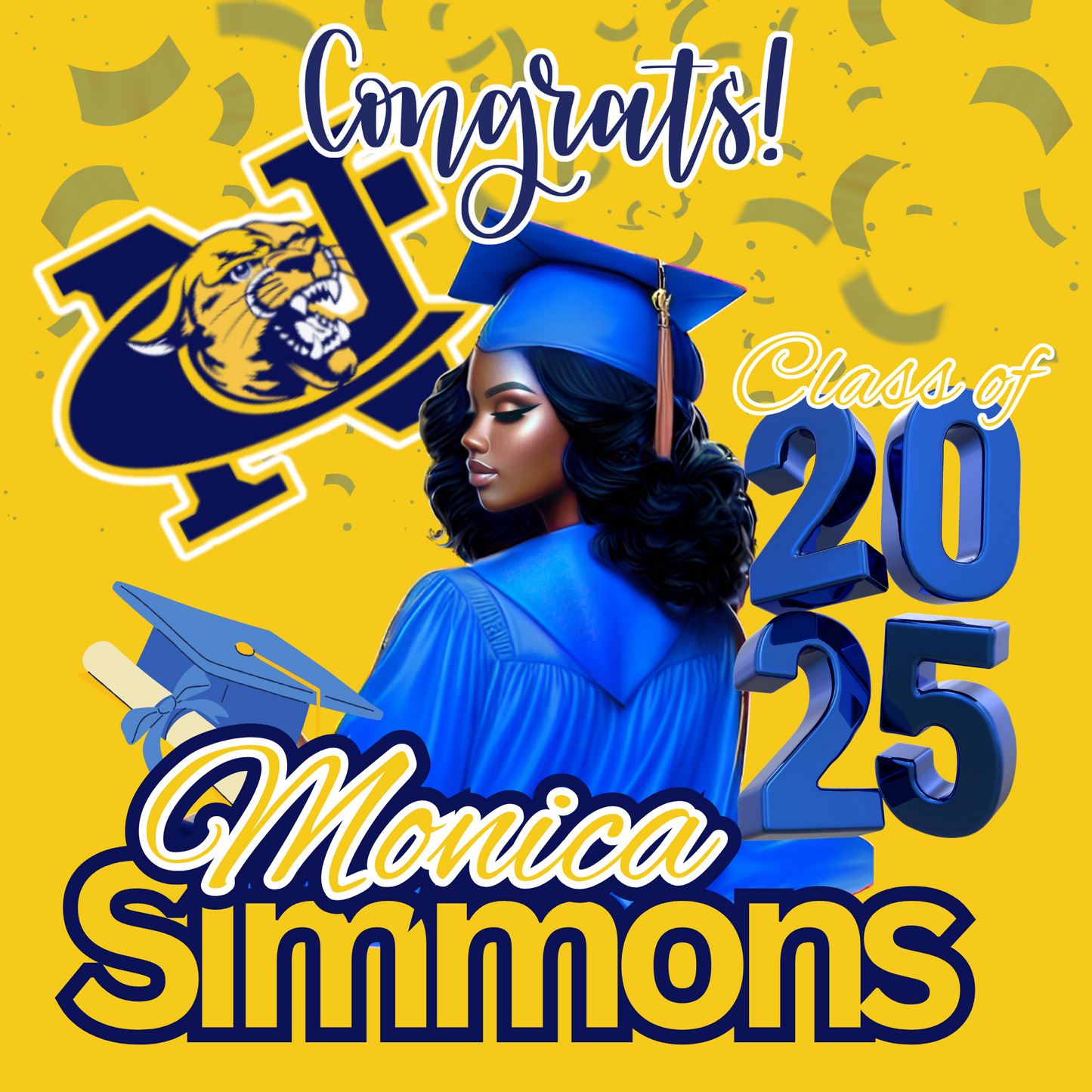 CANVA EDITABLE 2025 GRADUATION