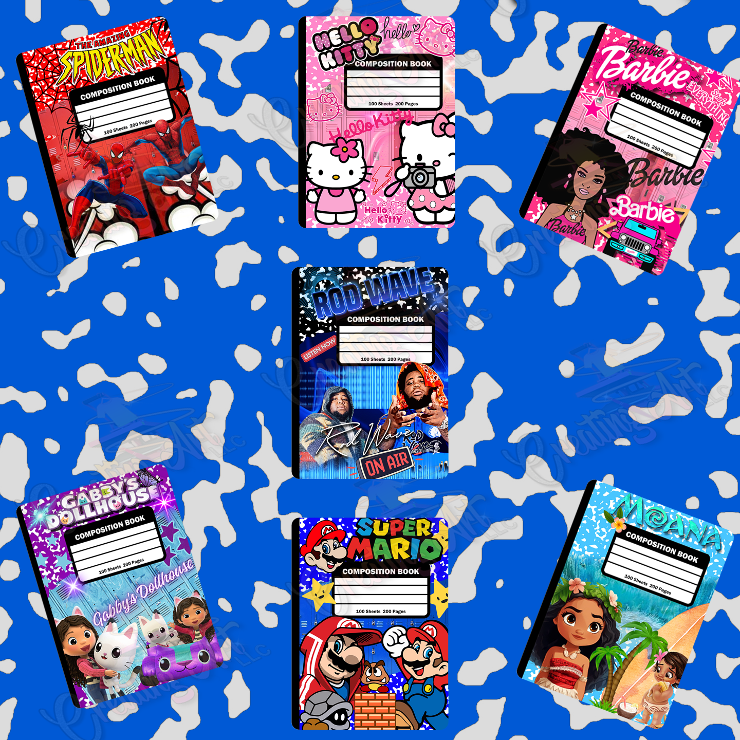 Customized Composition Notebooks
