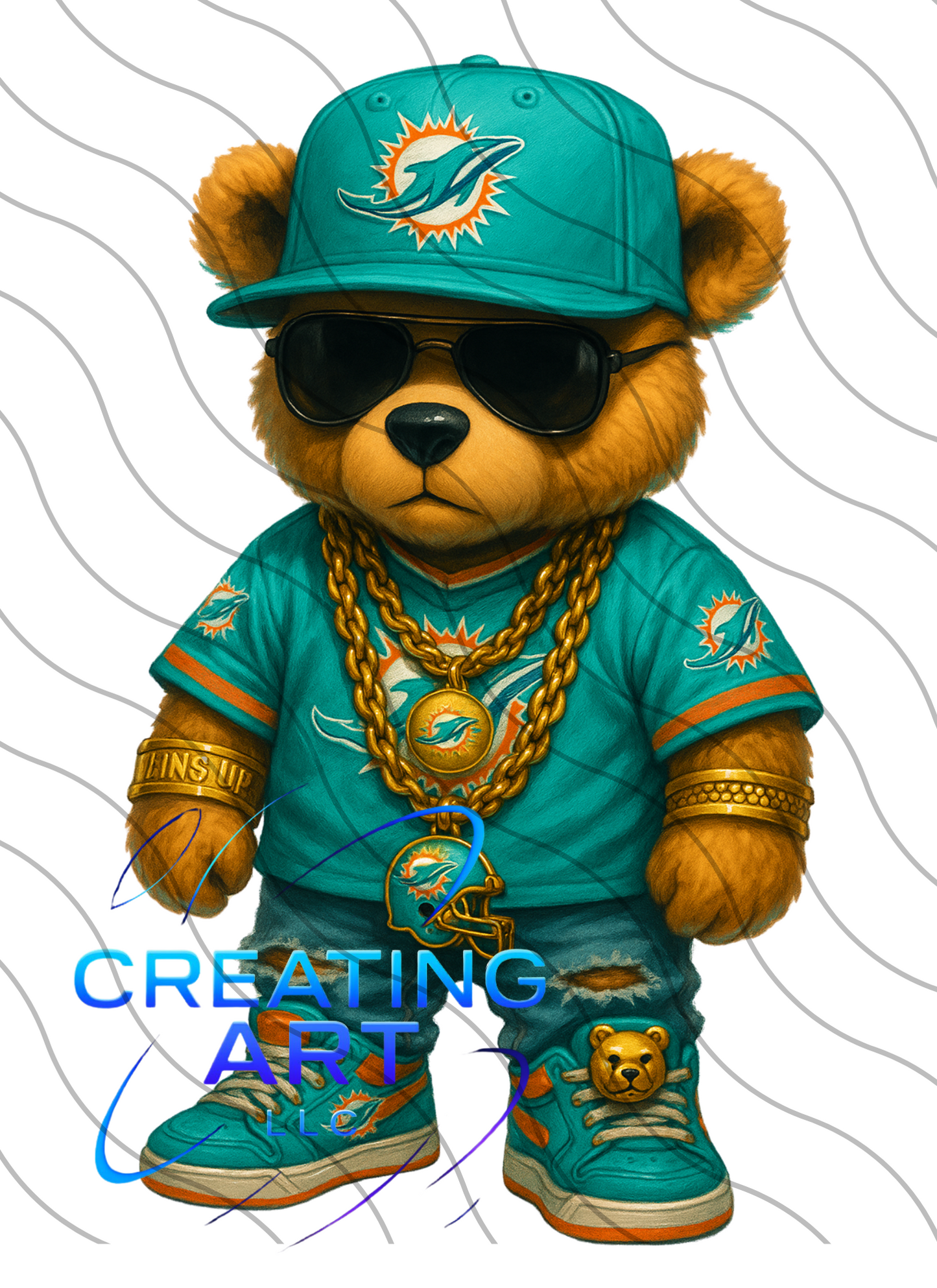 Bear Dolphins digital file