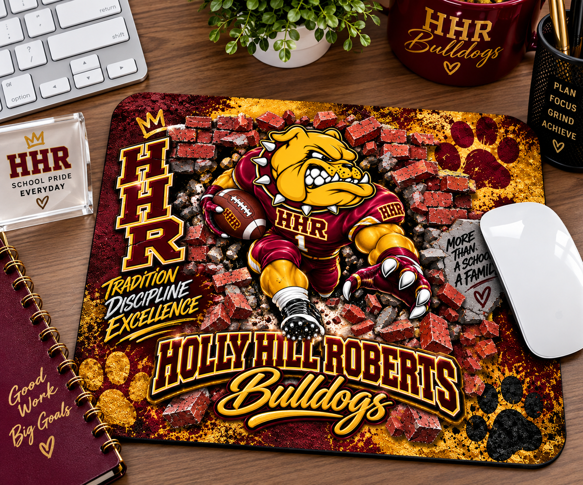 Holly Hill Roberts Bulldogs mouse pad