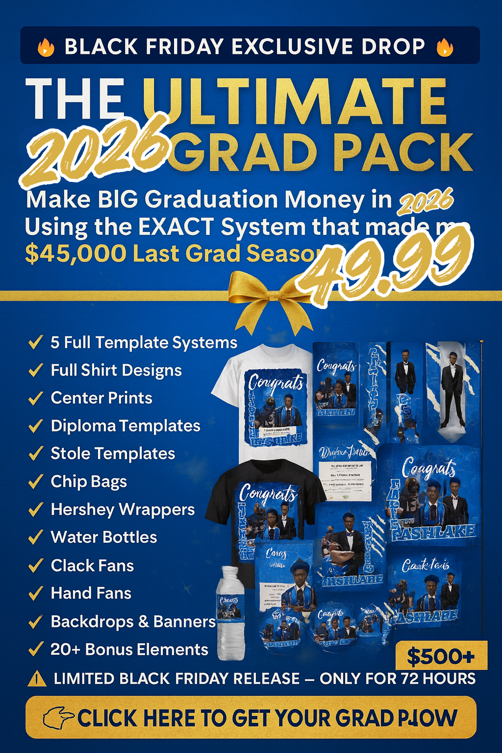 Ultimate 2026 Graduation Template Pack