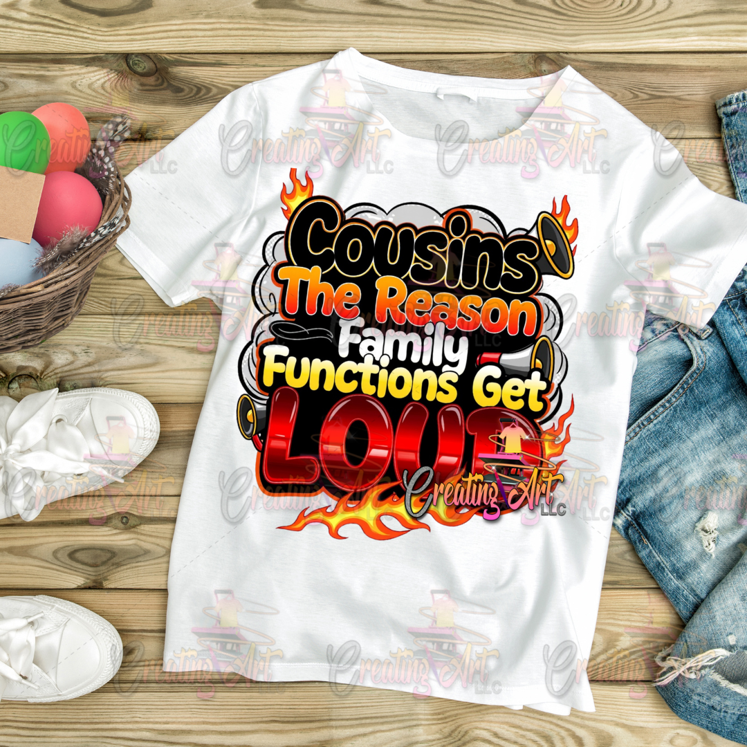 COUSIN DTF PRINT 12 INCH