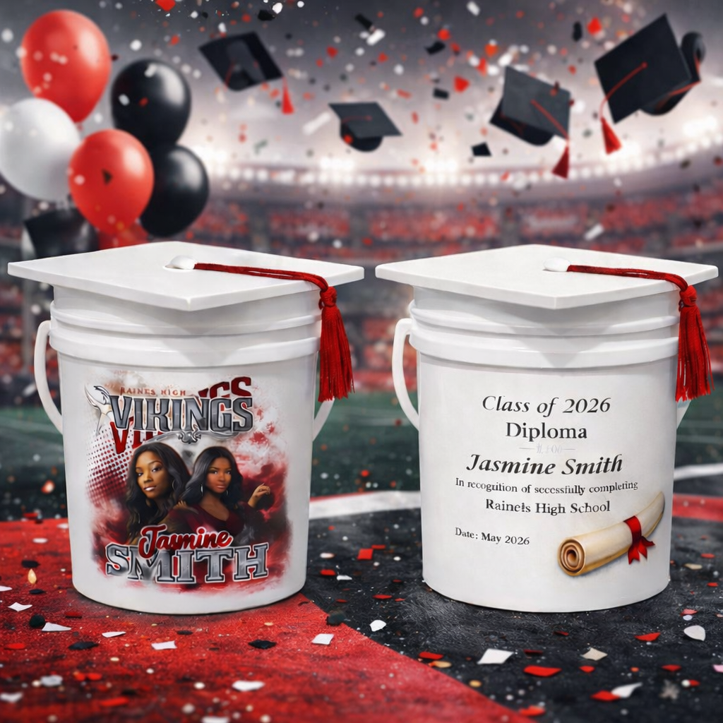 BLANK GRADUATION BUCKETS