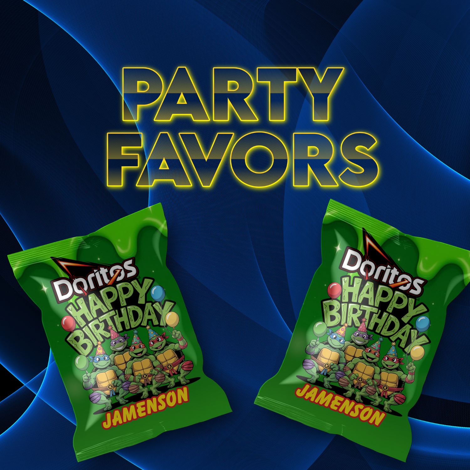 Party Favor Editable Canva  Templates