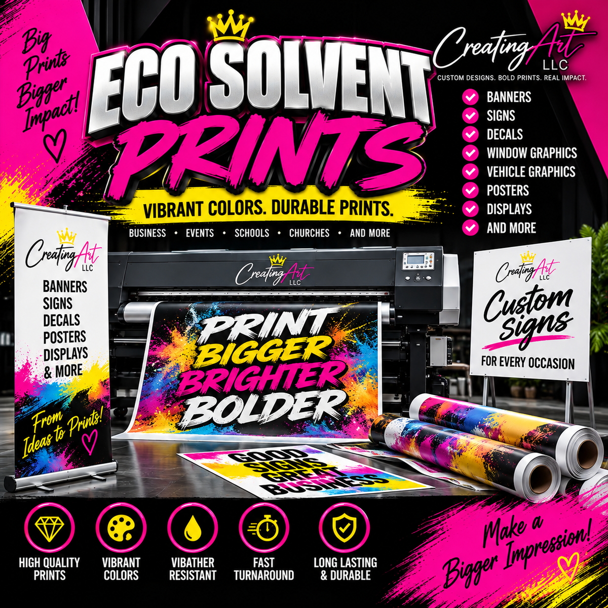 Creating Art Eco Solvent Prints collection