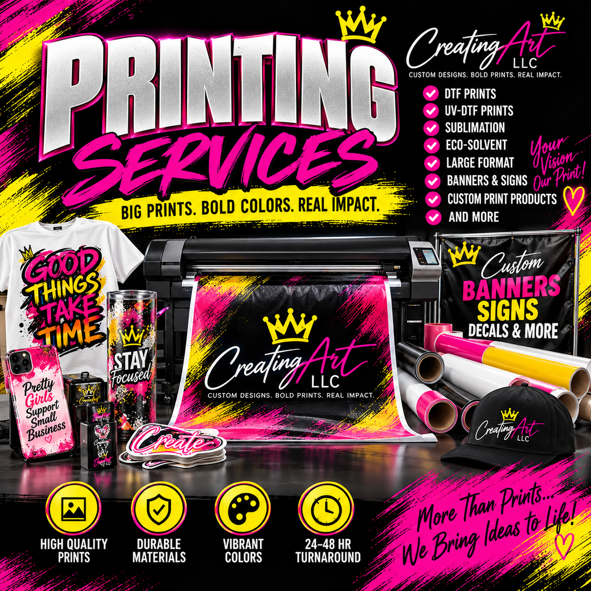 Creating Art Printing Services collection