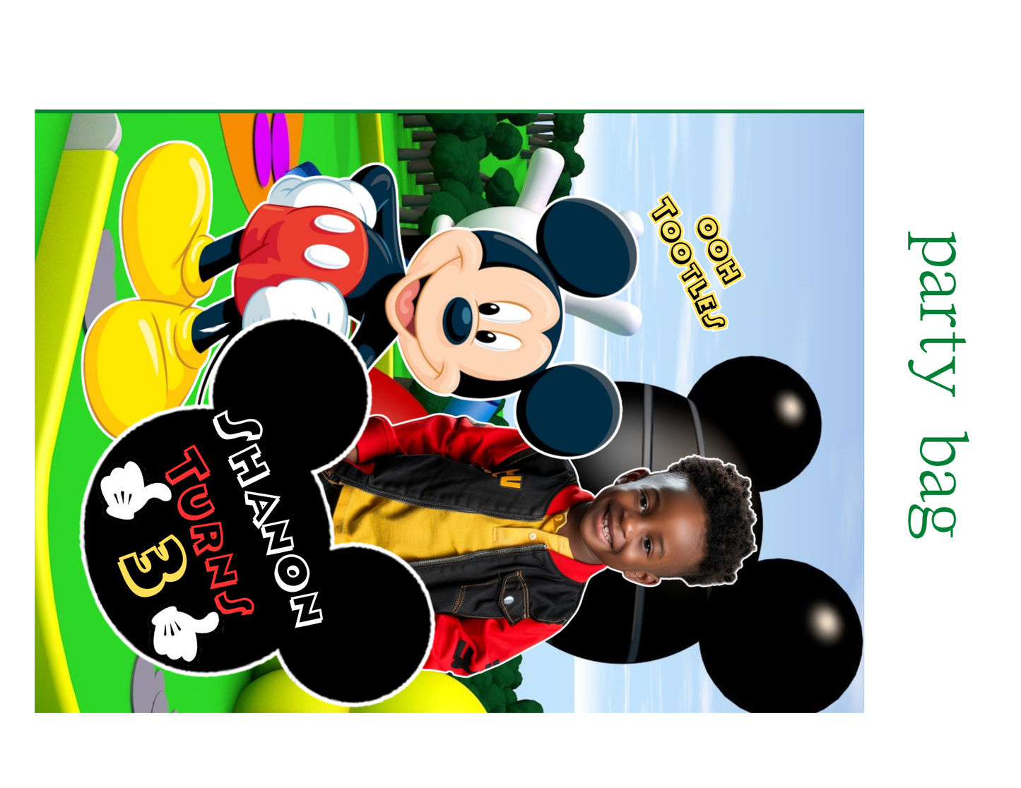 MICKEY EDITABLE TEMPLATE