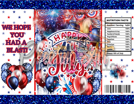 CANVA EDITABLE PARTY FAVORS TEMPLATE 4TH OF JULY