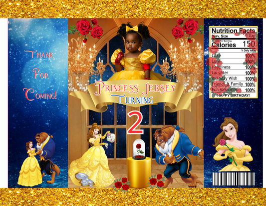 BEAUTY AND BEAST  EDITABLE TEMPLATE