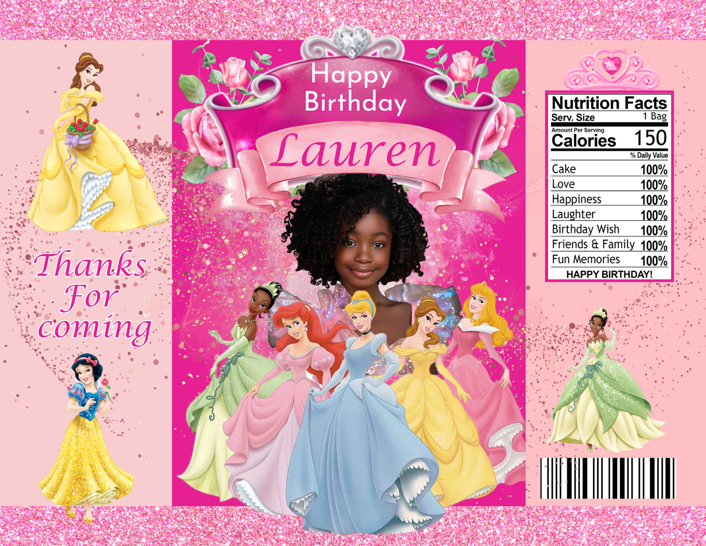 PRINCESS EDITABLE TEMPLATE