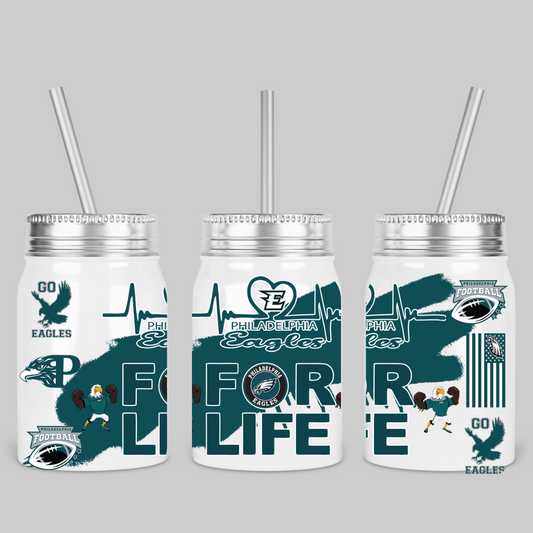 EAGLES 9.4*4.5 UVDTF CUP PRINT ONLY