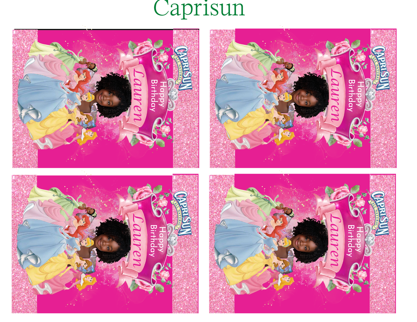 PRINCESS EDITABLE TEMPLATE