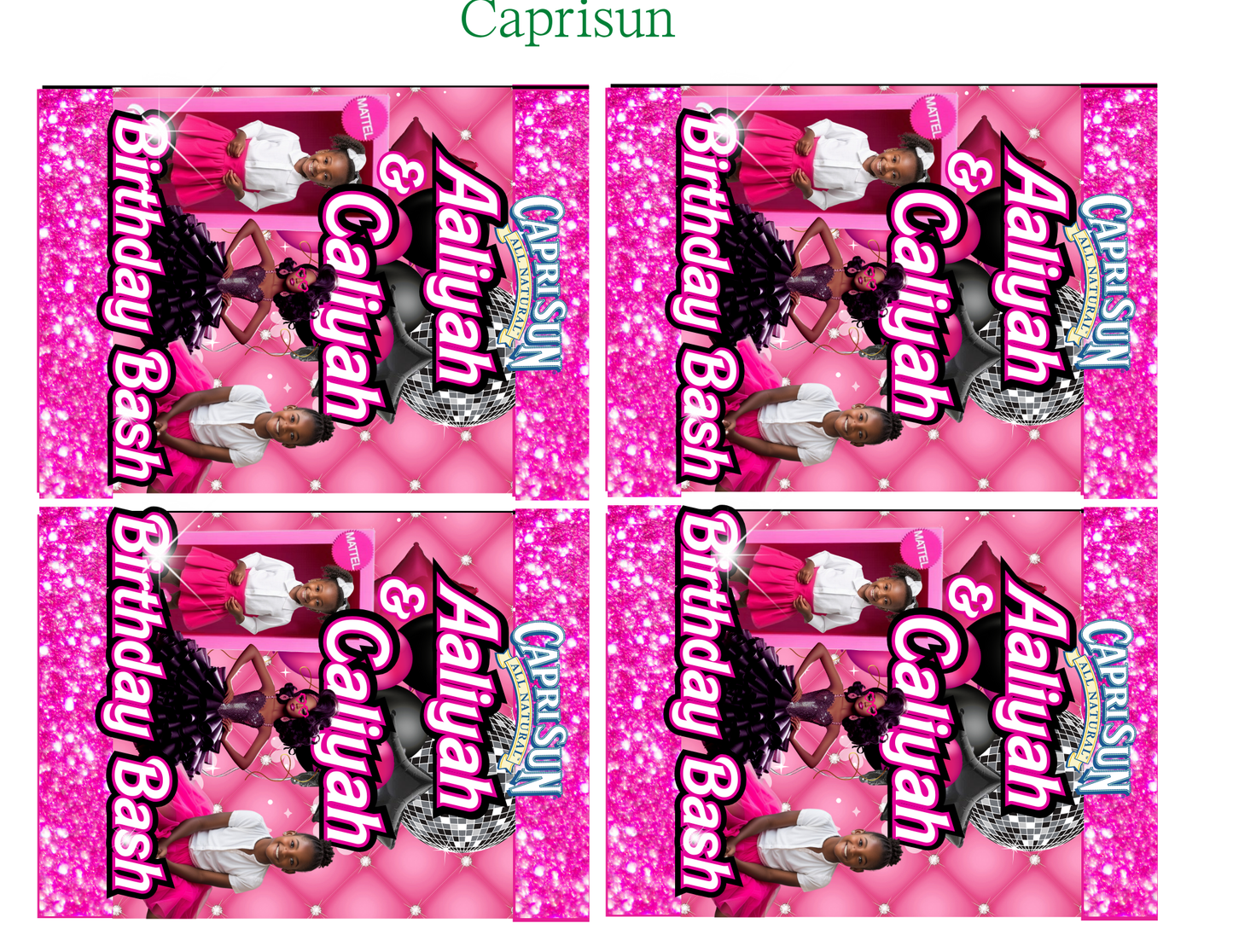 BARBIE EDITABLE TEMPLATE