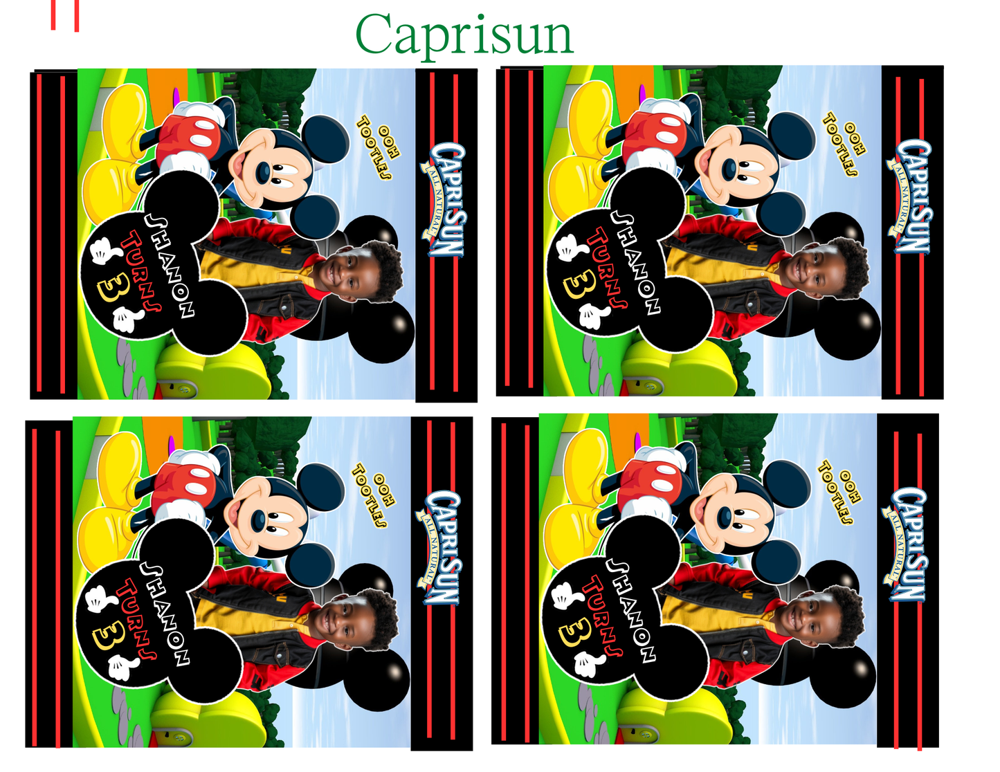 MICKEY EDITABLE TEMPLATE