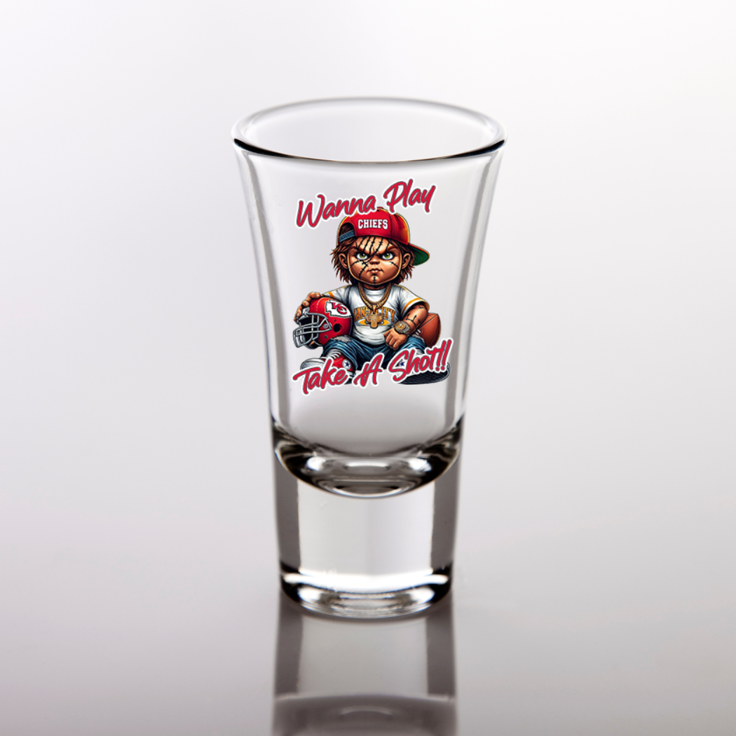 TEAM UVDTF Chucky Shot glasses wrap