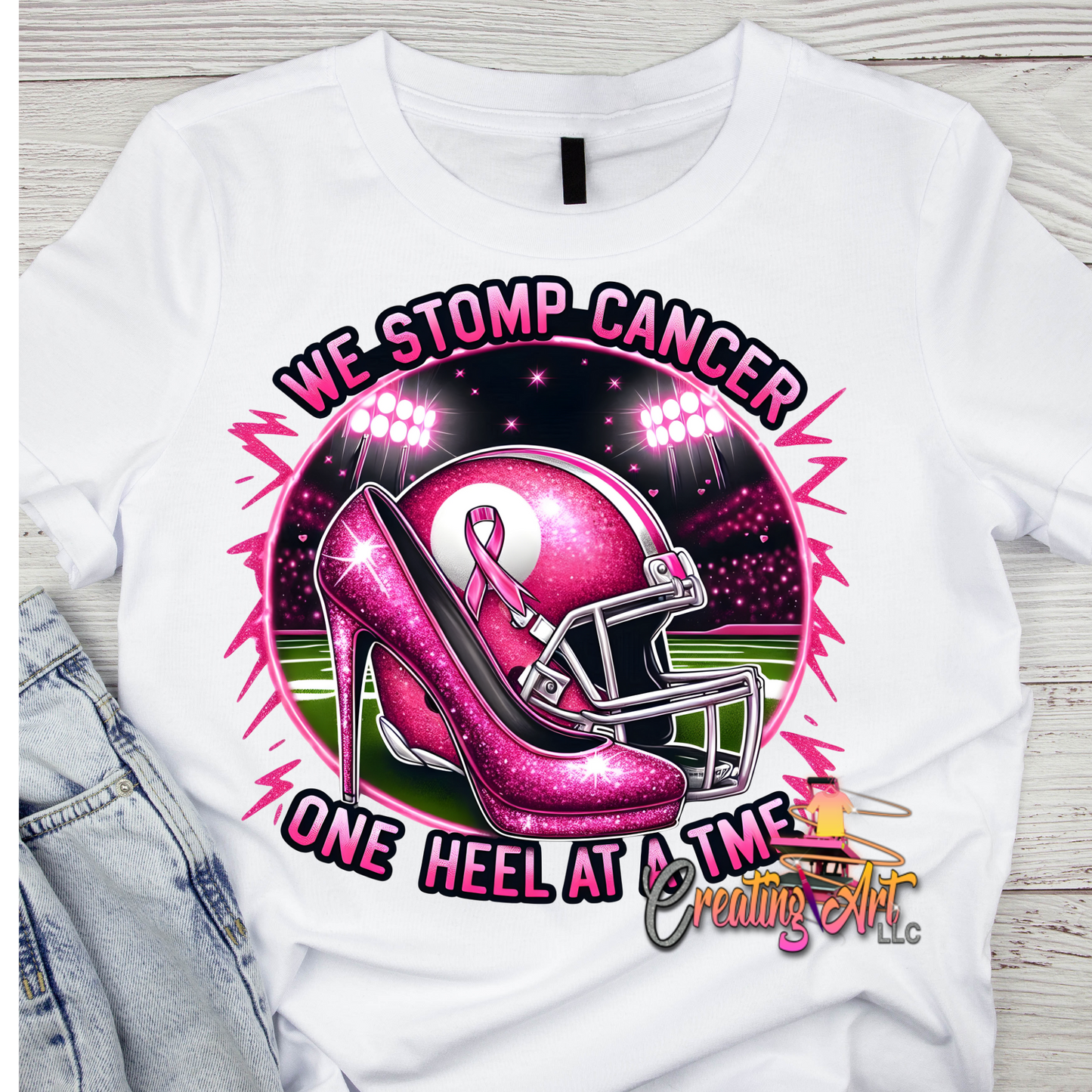 WE STOMP Cancer Football digital file