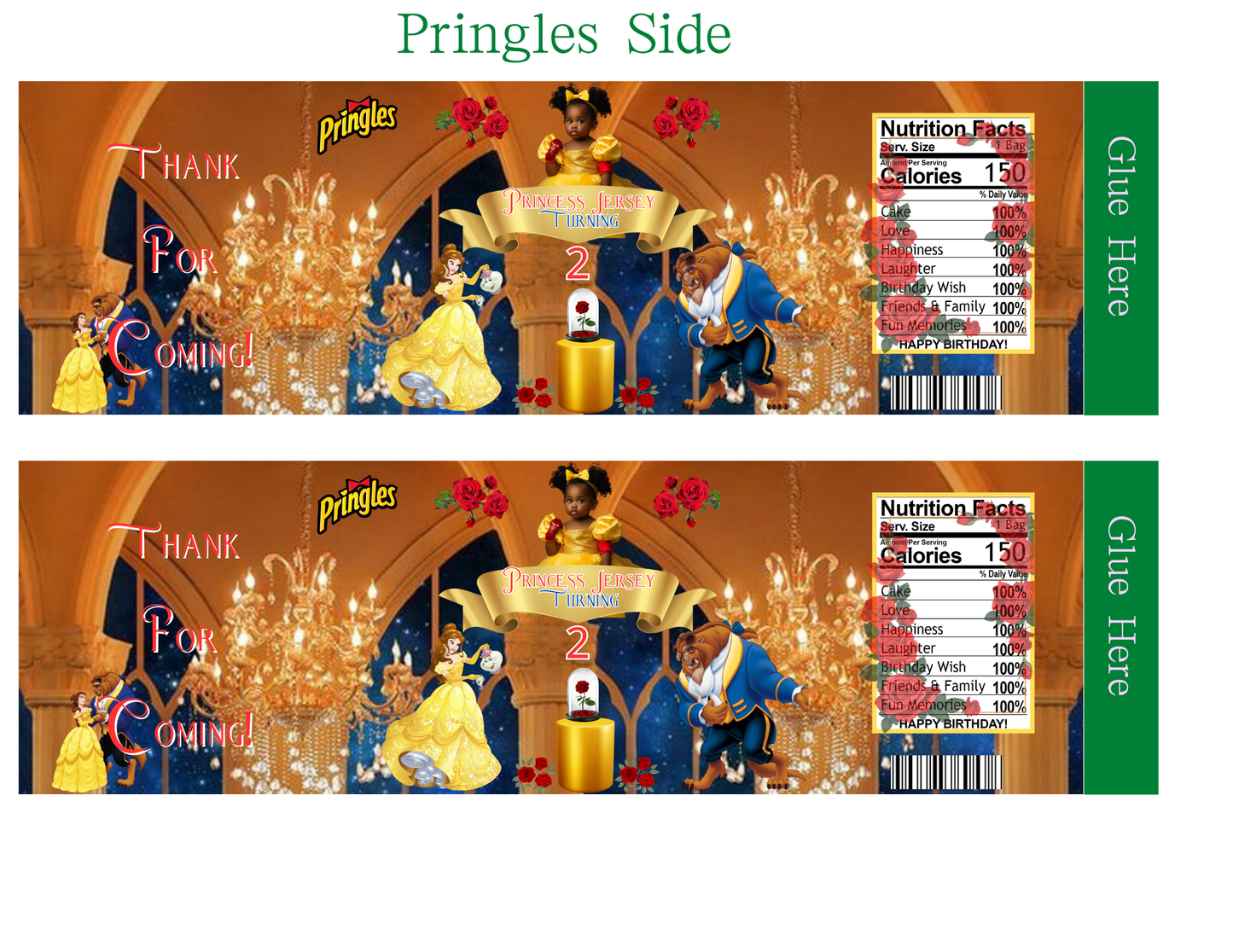 BEAUTY AND BEAST  EDITABLE TEMPLATE