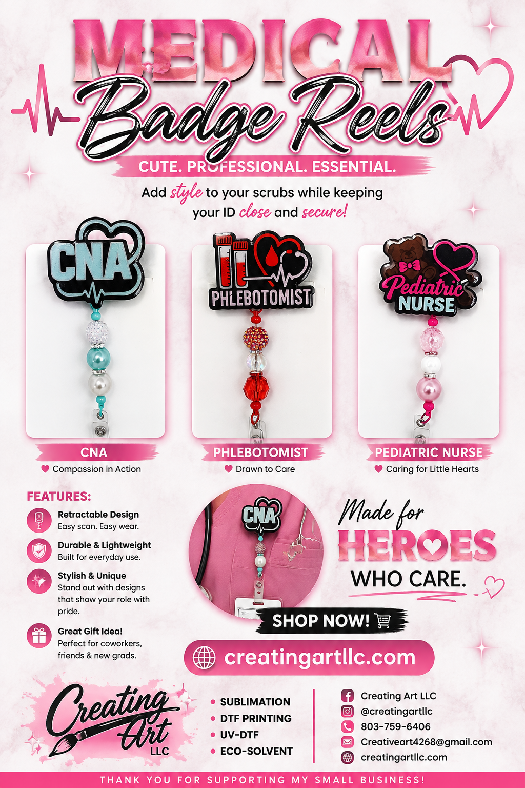 MEDICAL BADGE REEL