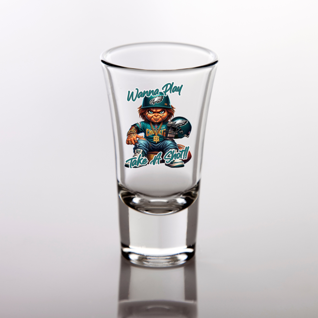 TEAM UVDTF Chucky Shot glasses wrap