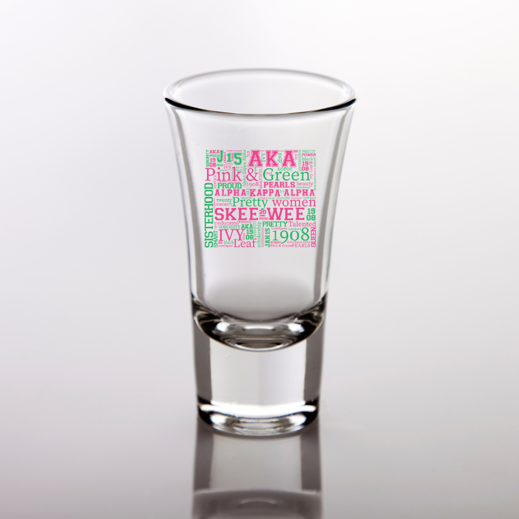 Greek Shot glasses wrap