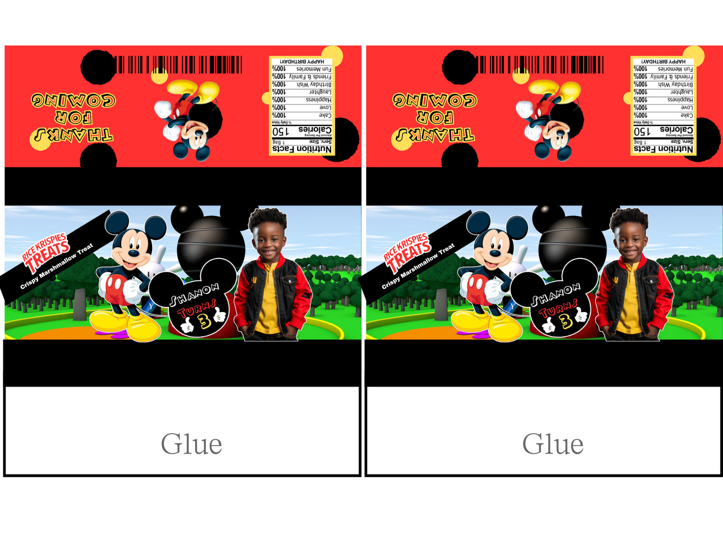 MICKEY EDITABLE TEMPLATE