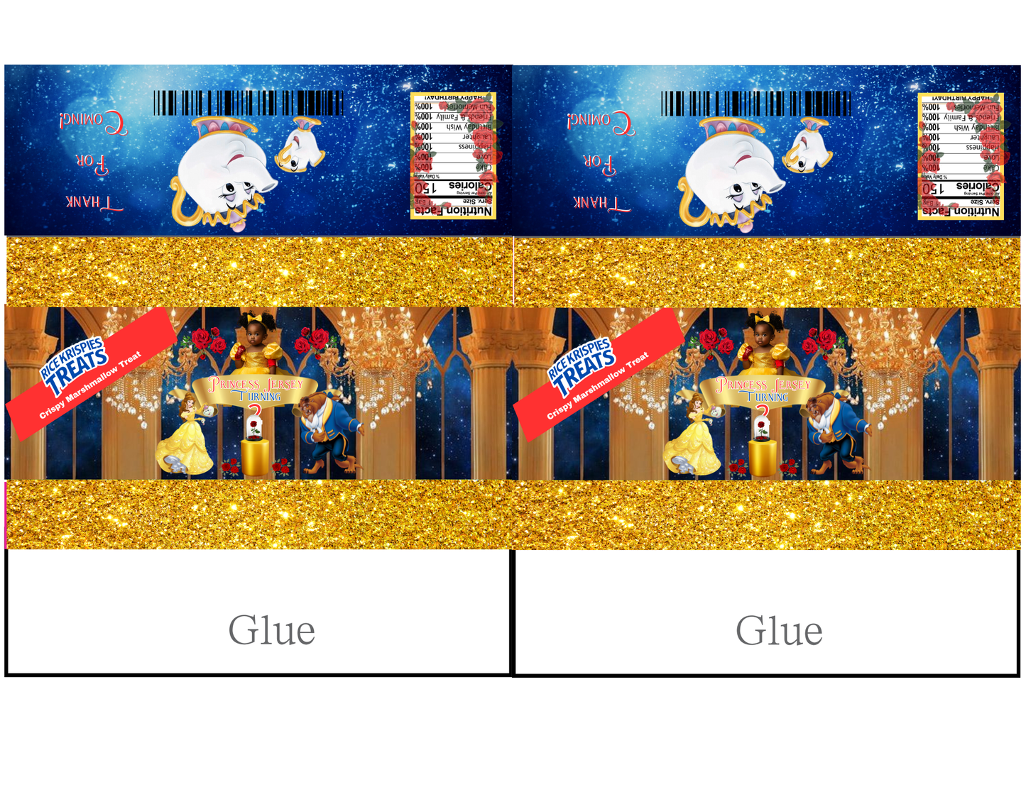 BEAUTY AND BEAST  EDITABLE TEMPLATE