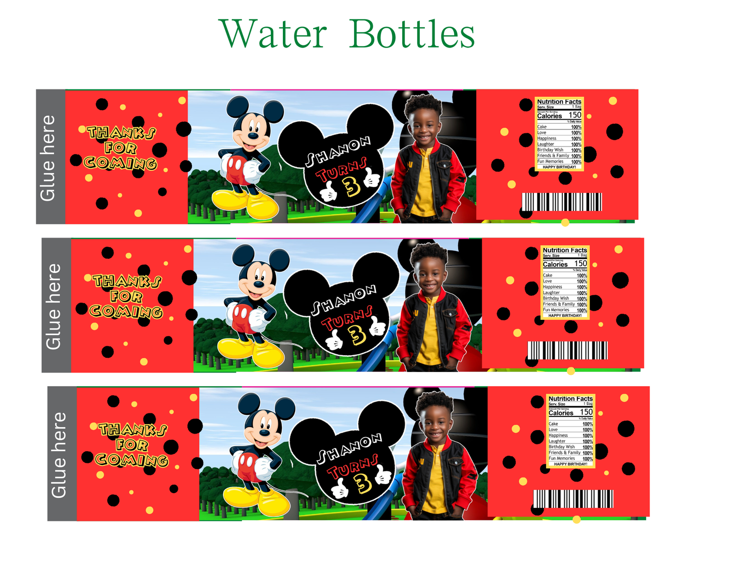 MICKEY EDITABLE TEMPLATE
