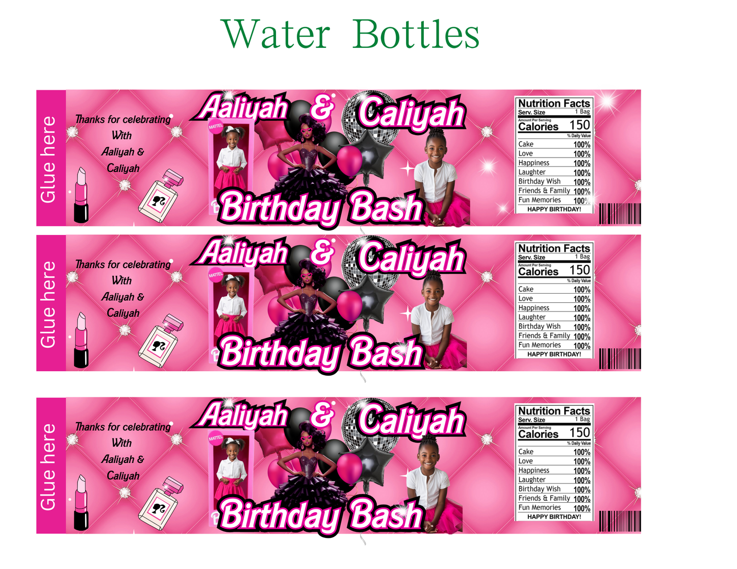 BARBIE EDITABLE TEMPLATE