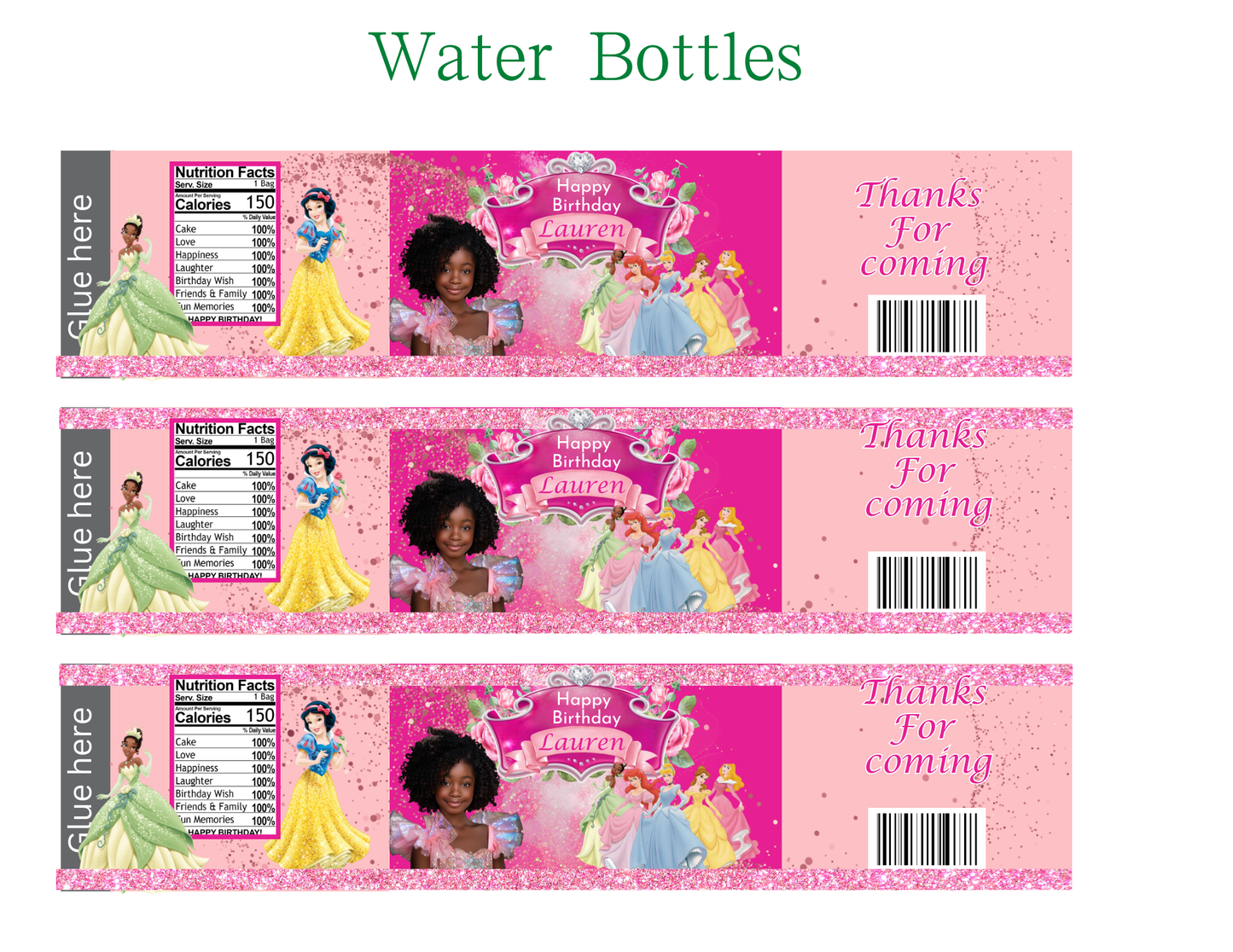 PRINCESS EDITABLE TEMPLATE