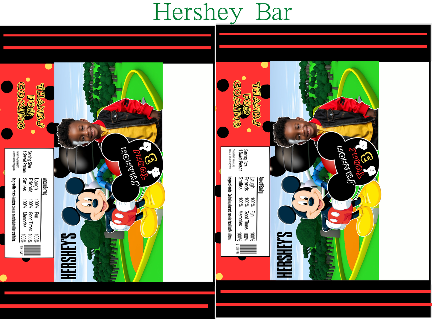 MICKEY EDITABLE TEMPLATE