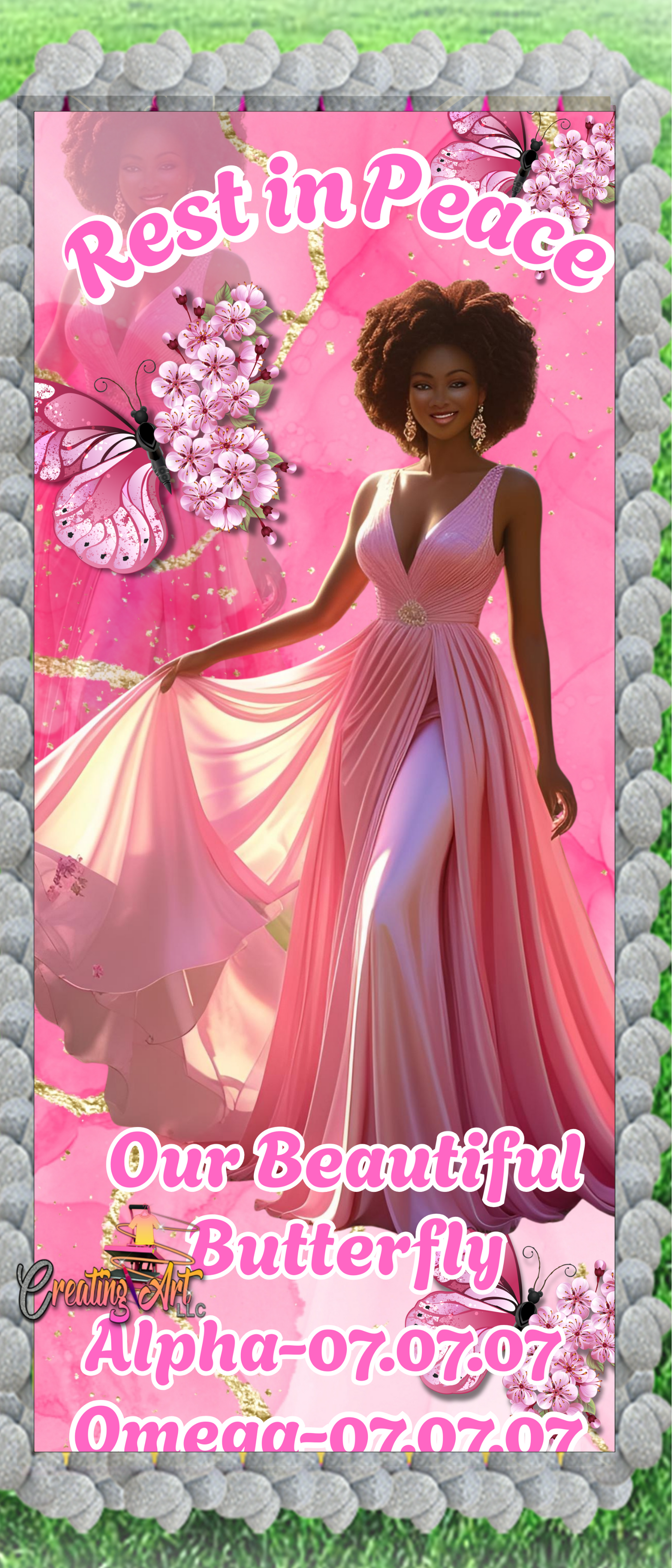 Grave Covers Editable Canva 5pk Templates