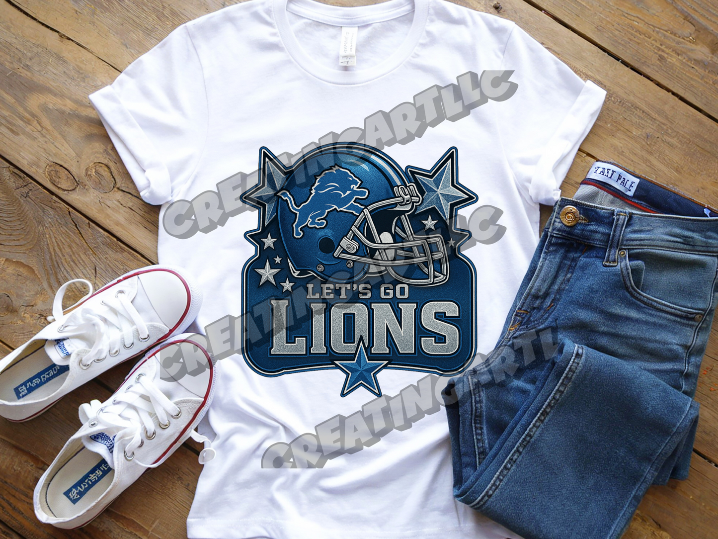 LIONS HELMENT Digital File Only