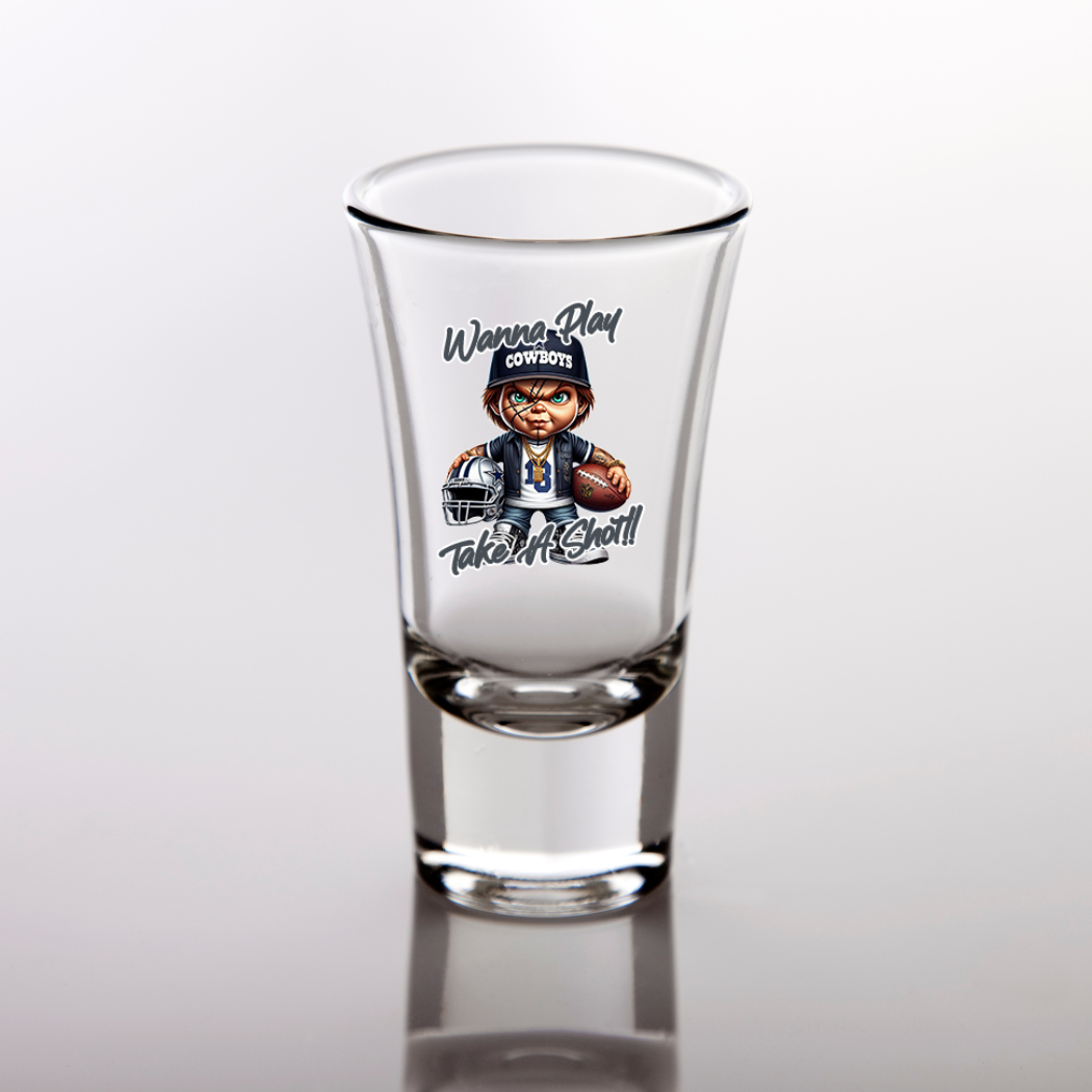 TEAM UVDTF Chucky Shot glasses wrap