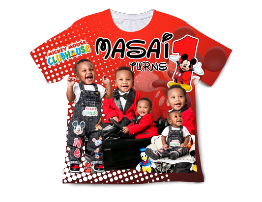 Masai 1st Birthday FULL SHIRT
