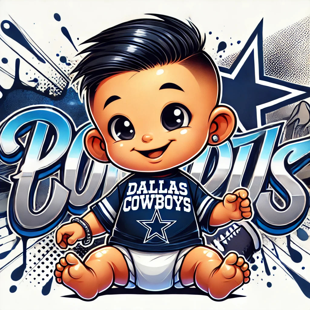 "31 NFL Baby ToonWave Prompts – Cartoon Football Baby Art for AI, Print-on-Demand & Graphic Design"