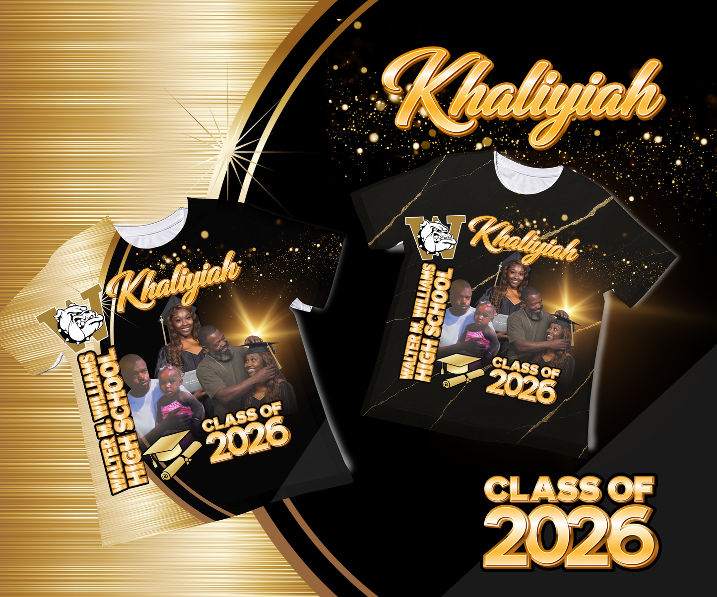 Khaliyiah Graduation Shirts