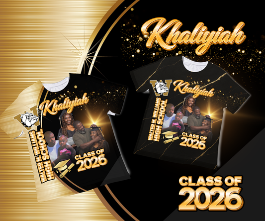 Khaliyiah Graduation Shirts