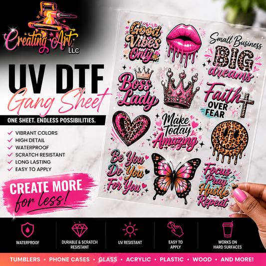UVDTF GANG SHEET