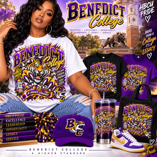 Benedict College HBCU Pride digital download mockup