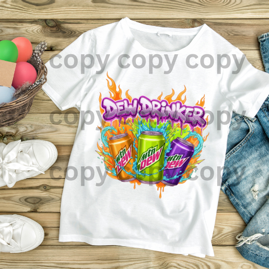 Dew Drinker  Orange digital file