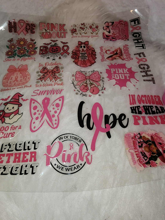 21 Breast Cancer Awareness Stickers