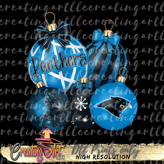 NFL Holiday Balls  ( Dtf Prints Only)