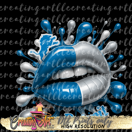NFL Lips  ( Dtf Prints Only)
