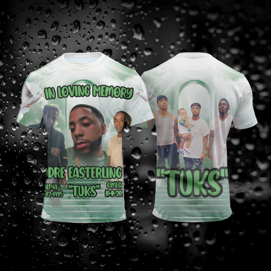 TUKS MEMORIAL SHIRTS FULL FRONT AND BACK