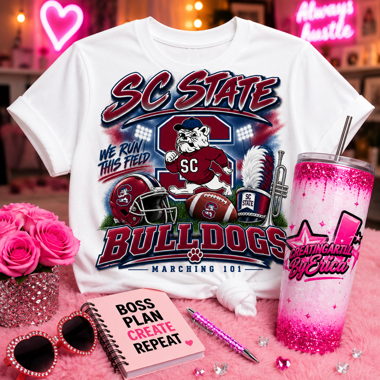 SC State Bulldogs PNG, South Carolina State Football PNG, Marching 101 HBCU PNG, Bulldogs Game Day DTF Sublimation Digital Download