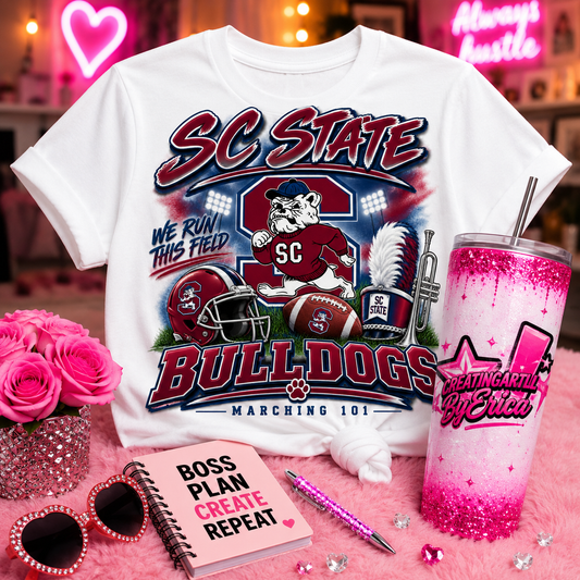 SC State Bulldogs PNG, South Carolina State Football PNG, Marching 101 HBCU PNG, Bulldogs Game Day DTF Sublimation Digital Download